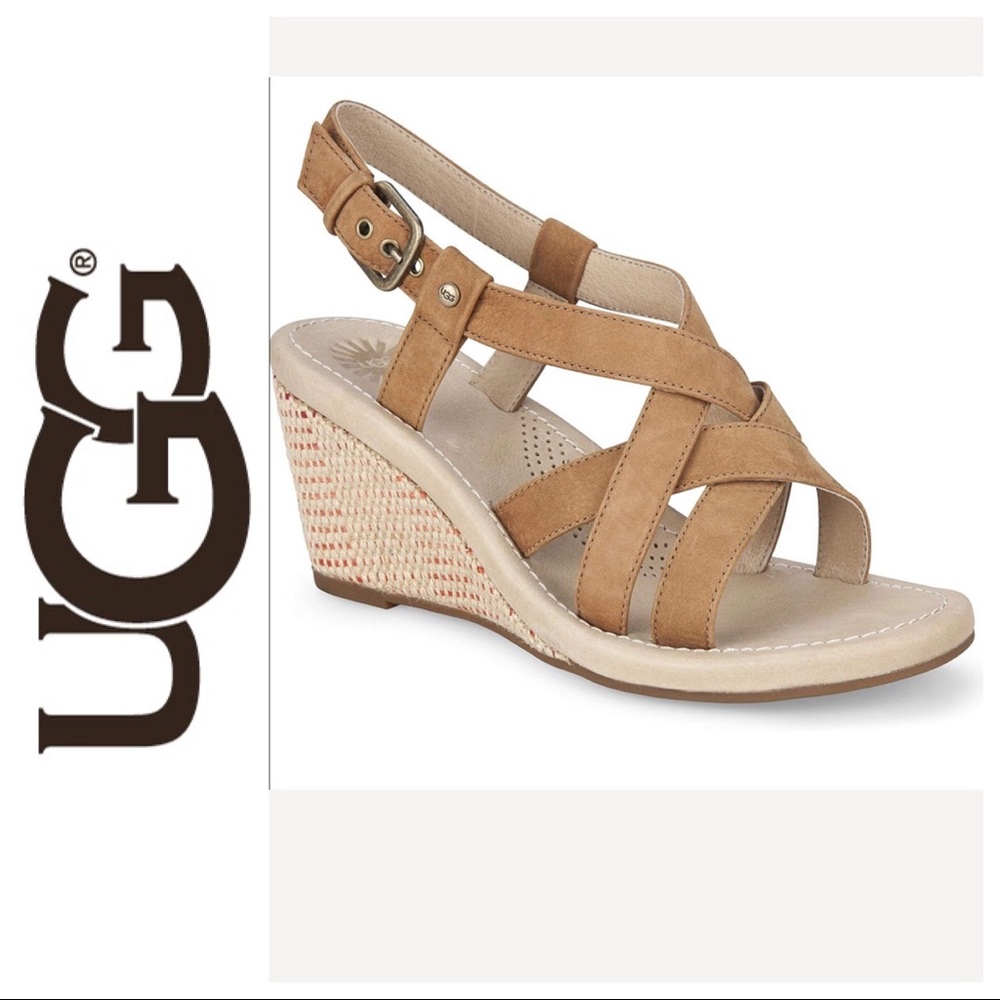 Ugg Gaiana Strappy Wedge Sandals F30012L